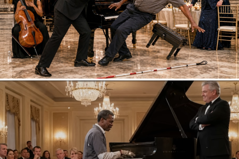 Billionaire Pushed Black Janitor Off Piano: “Dirty Hands” —He Was the Blind Pianist for 3 Presidents
