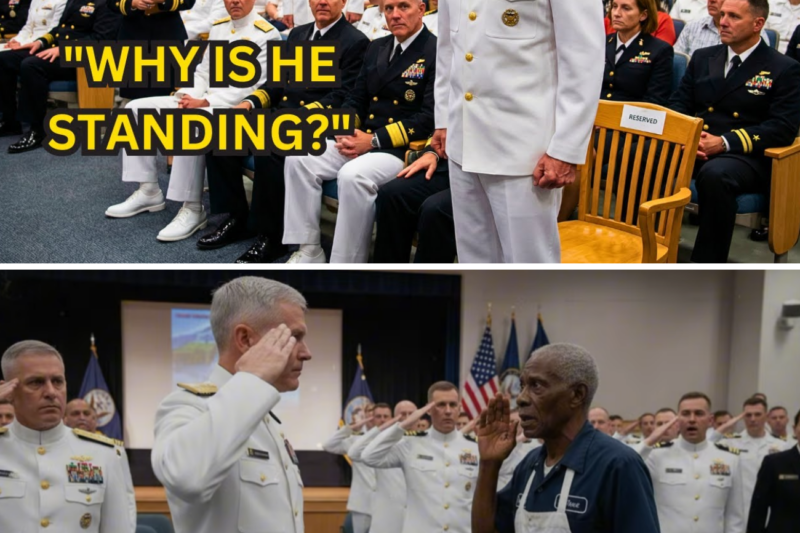 Everyone Sat Down at Navy Ceremony — Until 3-Star Admiral Refused to Sit When He Saw Who Was Missing