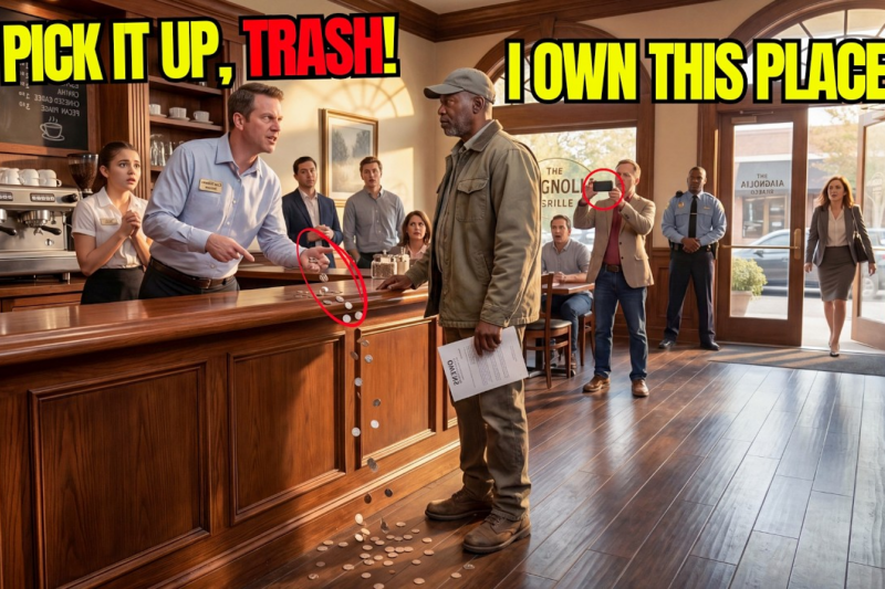 Manager Threw a Black Man’s Change on the Floor: “Pick It Up” — He Was the Restaurant’s New Owner