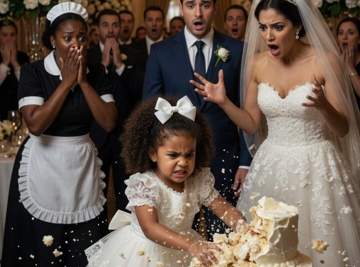 Everyone Froze When the Maid’s Toddler Destroyed the Wedding Cake — But What Happened Next Shocked