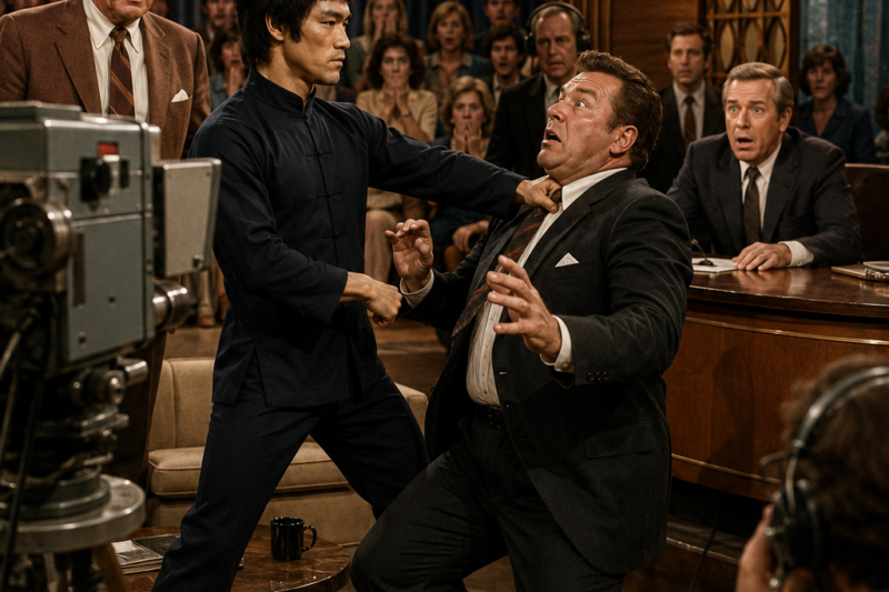 John Wayne’s Bodyguard Grabbed Bruce Lee on Live TV — 4 Seconds Later, Everyone Froze 