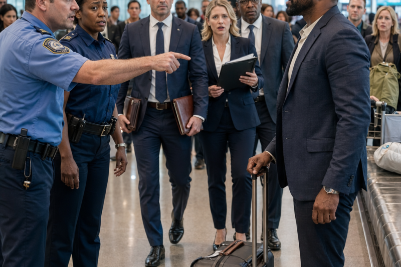 Black Man Wrongfully Accused of Stealing His Own Luggage — Airport Stunned When His Legal Team Arrived