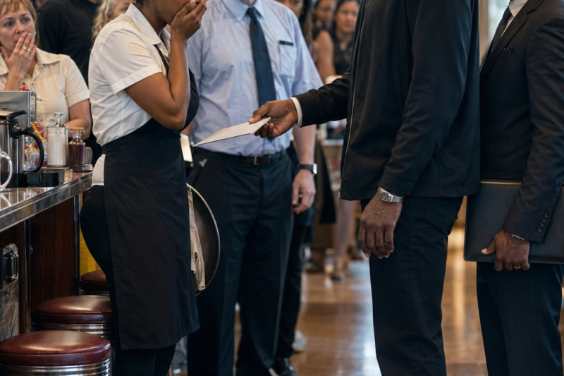 Black Waitress Fired for Helping Michael Jordan — Next Day She Received the Shock of Her Life