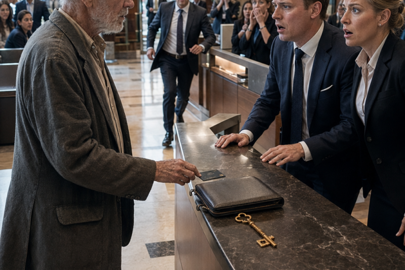 They Mocked the Poor Elderly Man at the Bank — Unaware He Owns the Entire Bank