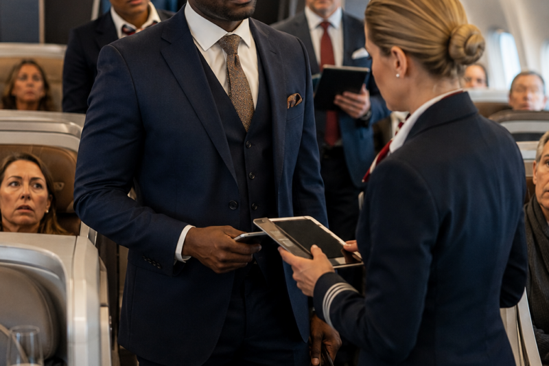 Flight Attendant Challenged a Black Man’s Ticket — Unaware He Was Their Investor