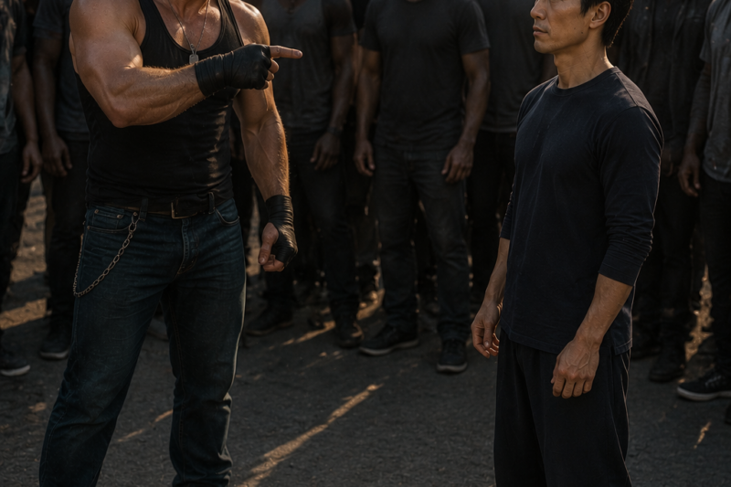 He Had No Idea It Was Bruce Lee — The Street Fighter Chose the Smallest Man in the Crowd