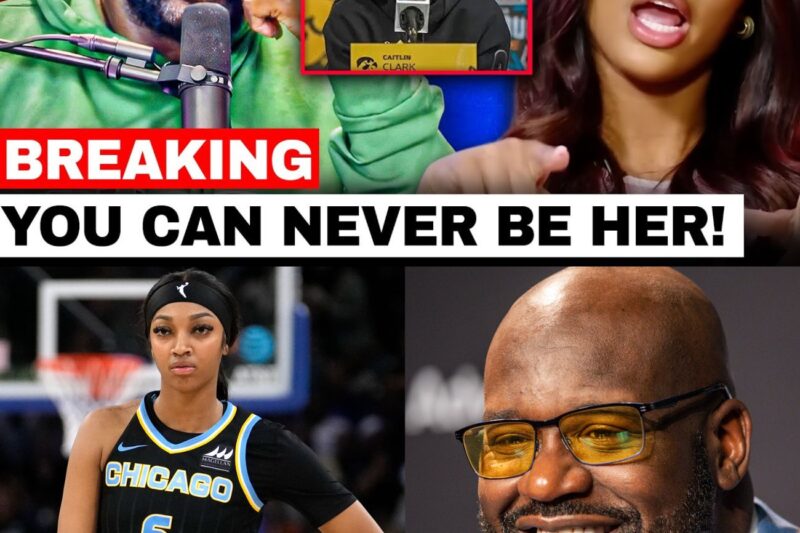 Shaq Destroys Angel Reese on her own Podcast Over Caitlin Clark! EMOTIONAL DAMAGE!!