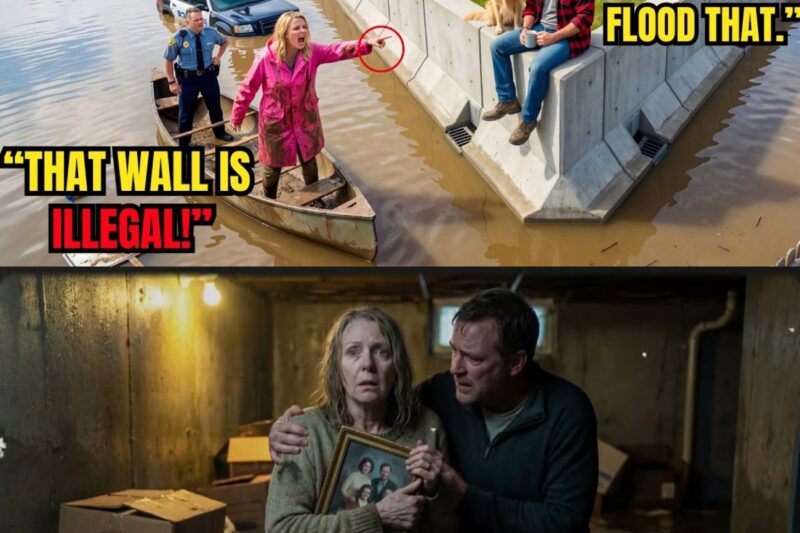 HOA Board Called My Flood Wall a Joke — Minutes Later, Panicked as Water Rushed Through Their Doors 