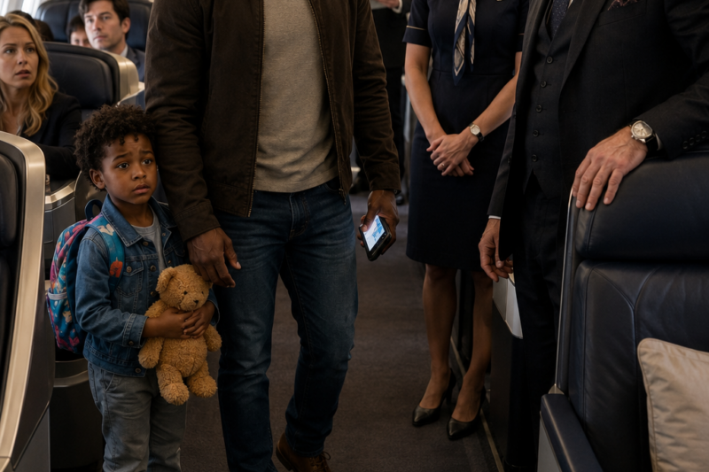 Single Father Forced Out of VIP Seat for Wealthy Passenger — 5 Minutes Later, the Entire Crew Is Fired