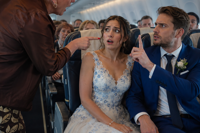 She Insisted on Switching Seats With a Newlywedded Bride — The Groom Said NO 