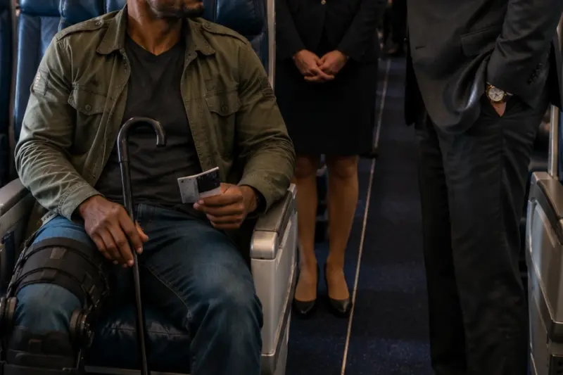 They Tried To Force A Disabled Black Man Off The Flight, Until A Stranger Stepped In