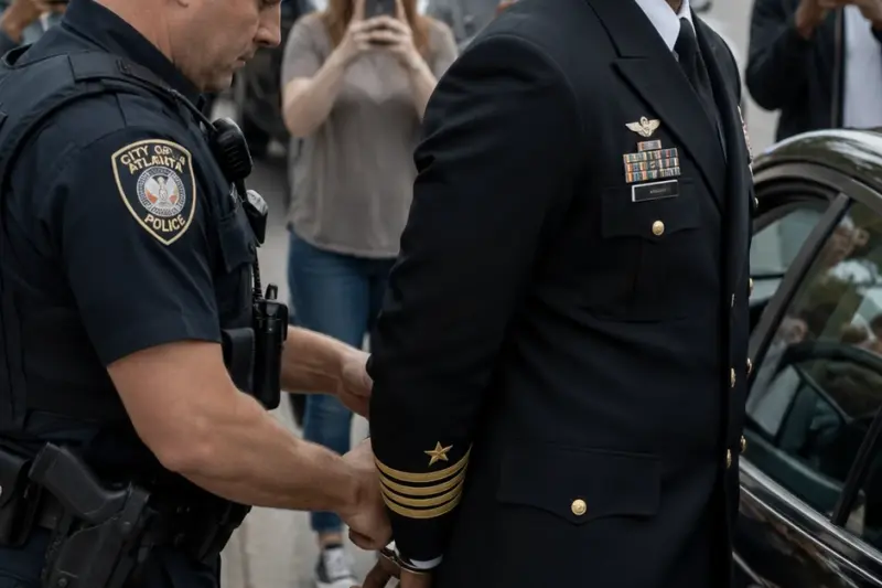 An Atlanta Cop Mocked A Handcuffed Navy Hero, But The Veteran’s Silence Revealed A Record That Changed Everything