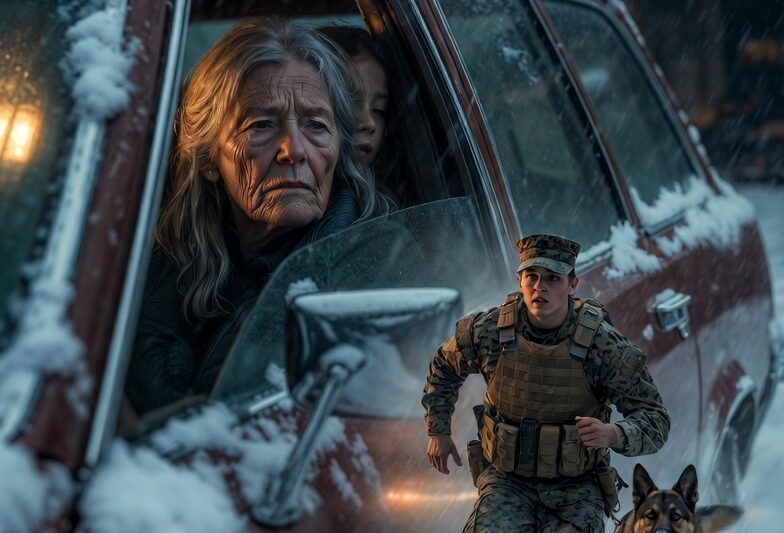 Marine Finds a Grandmother and Child Freezing in a Blizzard — What He Does Next Changes Their Lives