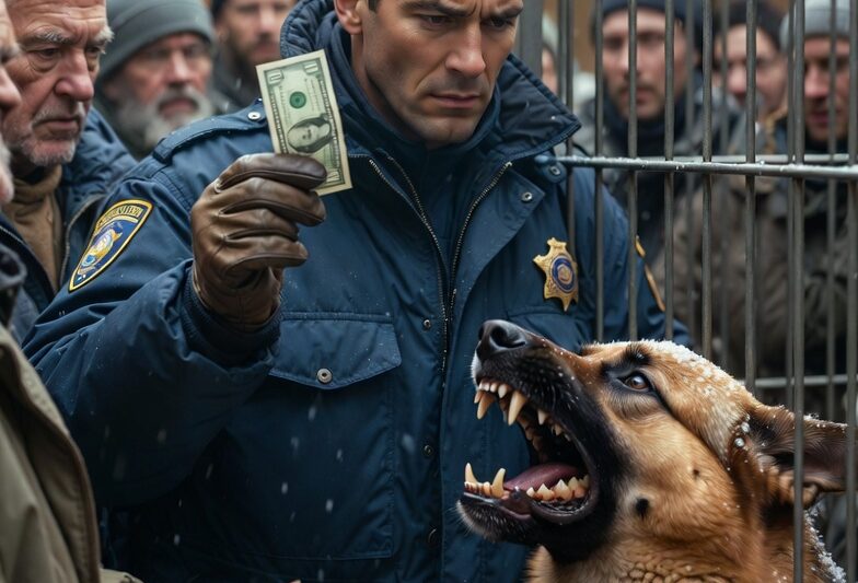Officer Bought the Last Dog at the Auction for Just $1— What Happened Next Will Leave You Speechless