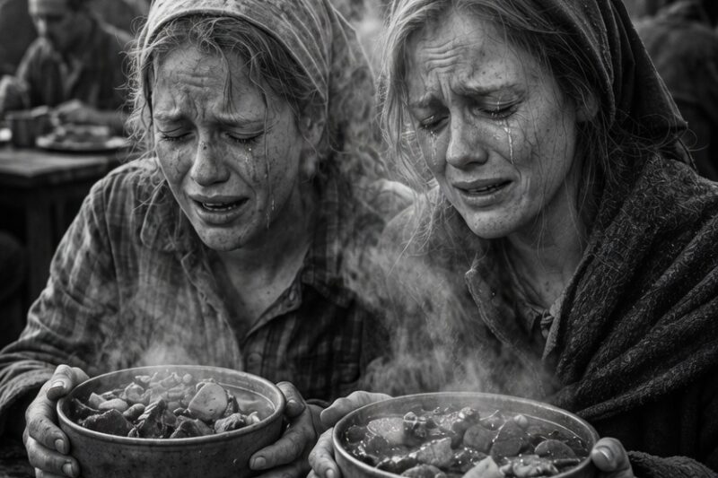 First Hot Bowl in Years” — German Women POWs Break Down Over American Beef Stew