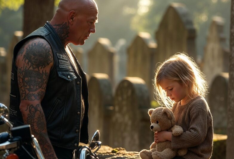 Girl Appeared at Every Hell’s Angels Funeral for 3 Years — They Found Out Why