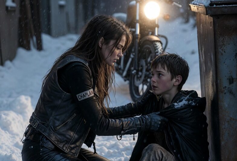 Hells Angel Mom Found a Homeless Boy in the Snow, Left to Starve, 937 Bikers Bowed