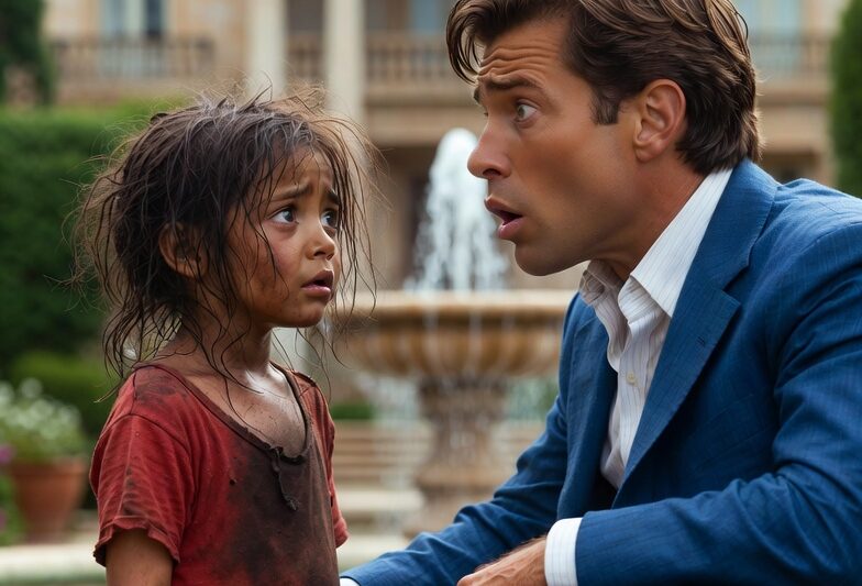 A Poor Girl Begs a Paralyzed Millionaire for Leftovers—Then the Impossible Happens…