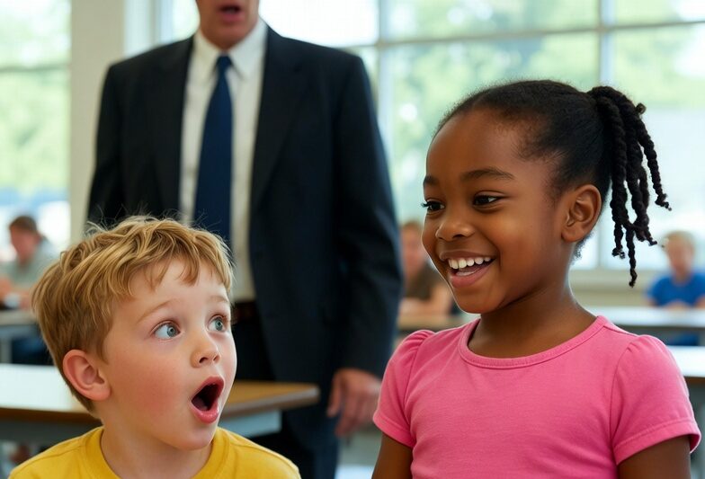 A Little Black girl shares her lunch with her classmates – a secret that astonished a billionaire.