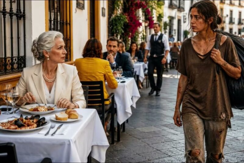 “Can I Eat What You Didn’t Finish”—Homeless Girl Asks the Billionaire… and She Changes Everything