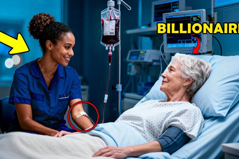 Kind Janitor Donated Blood to a Elderly Woman, Not Knowing She Was a Billionaire