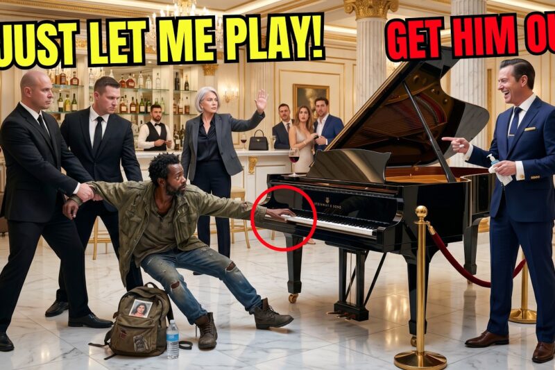 Security Dragged a Homeless Man Off a $500K Piano — A Billionaire Stopped Them After Just 3 Notes