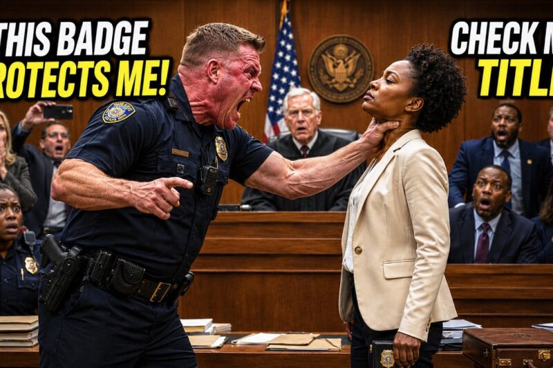 A Cop Thought His Badge Made Him Untouchable — Until He Faced the Wrong Black Woman in Court