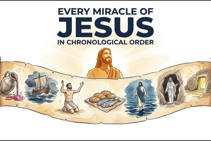 Every Miracle of Jesus in Order: The Pattern Hidden in Plain Sight