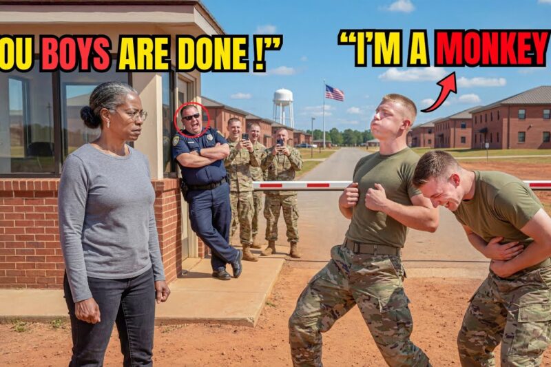 Male Recruits Laughed at Black Woman Like a “Monkey” — Unaware She Commanded Entire Base