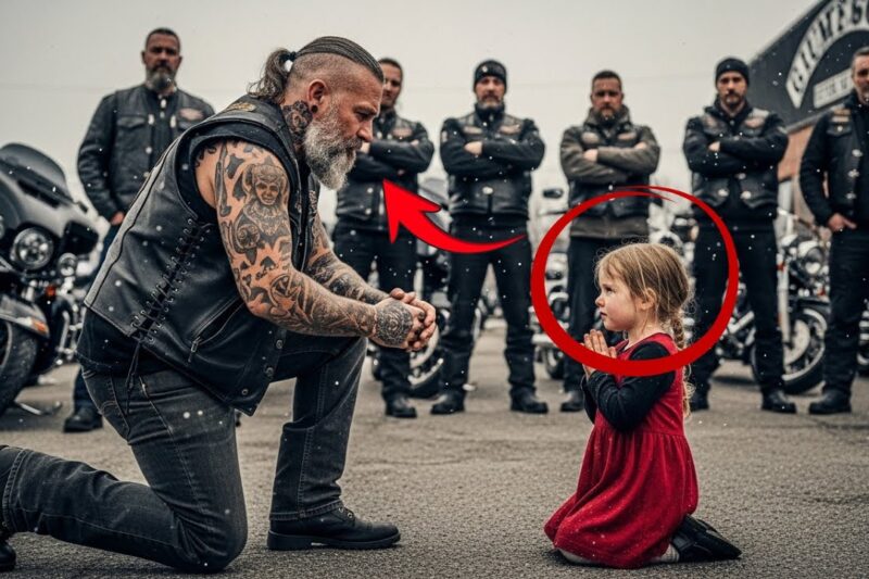 “Will You Be My Dad?’ she asked — And by Morning, 250 Hells Angels Stood Outside Her Door.”
