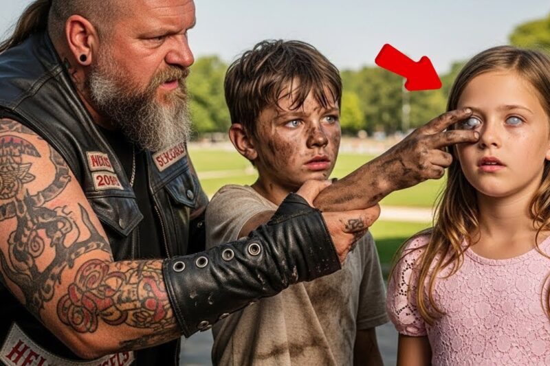 Biker’s Daughter Was Born Blind Until a Homeless Boy Pulled Out Something Unbelievable