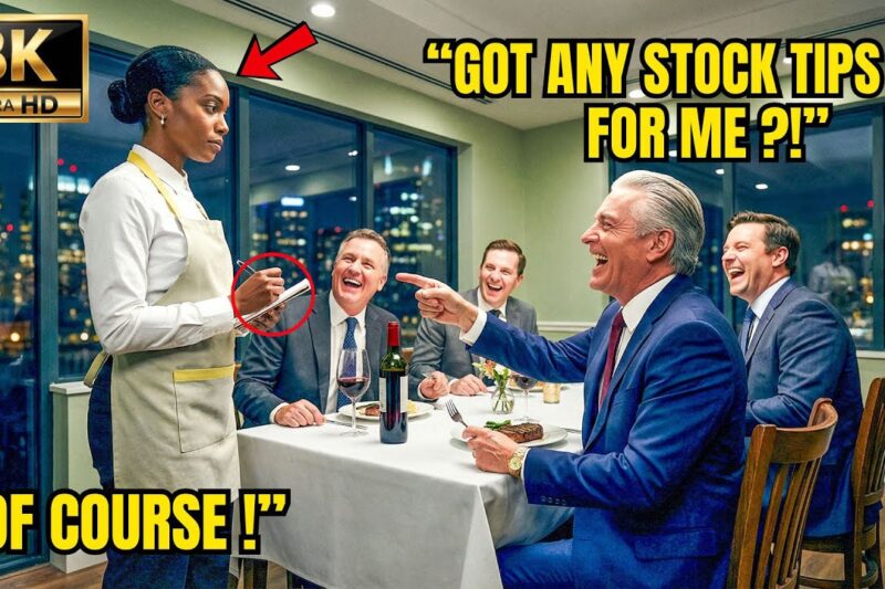 Billionaire Asks Black Waitress for Stock Tips as a Joke — She Exposed Every Mistake He Ever Made