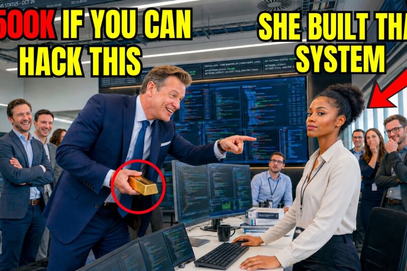 “$500K If You Hack This!” CEO Laughs at Black Intern — She’s the One Who Built It 3 Years Ago –