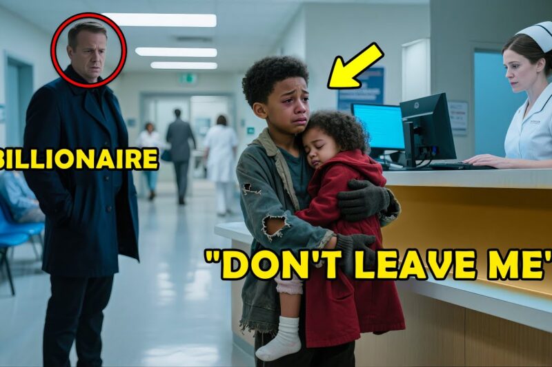 Billionaire Hears a Black Boy Beg, Please Save My Sister, What He Does Next Will Shock Everyone