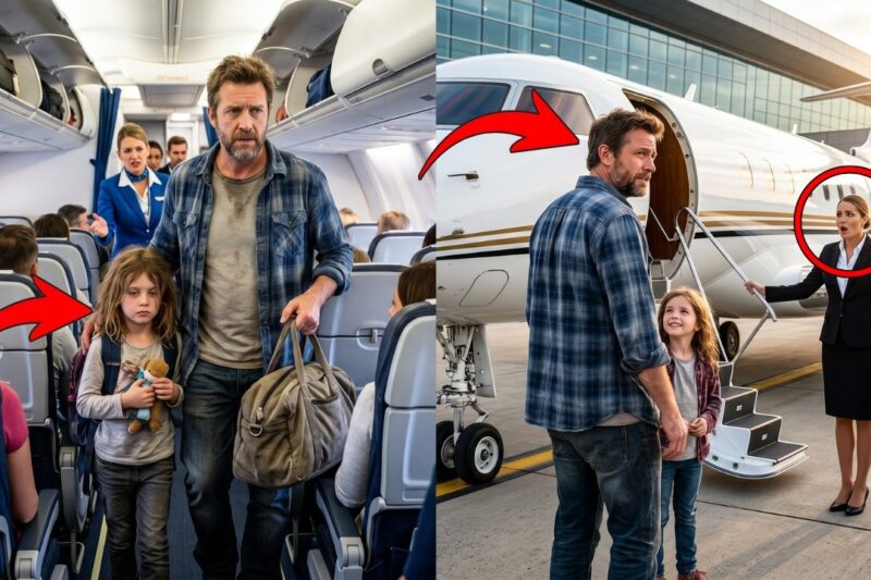 Single Dad Kicked to Economy—Then His Jet Stuns the Crew by Blocking the Runway!
