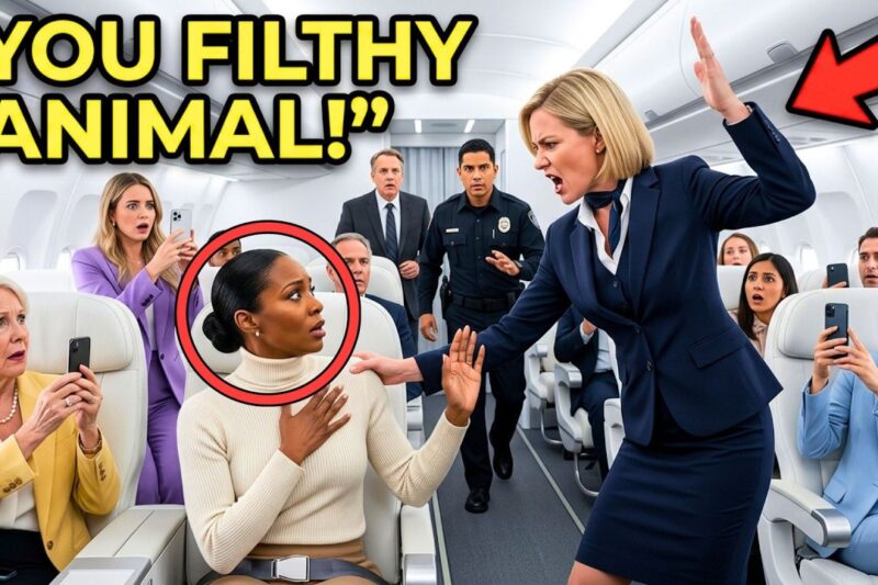 “Get Out of First Class!” Attendant Slapped Black Woman — Then Froze When She Said “I Own the Plane”