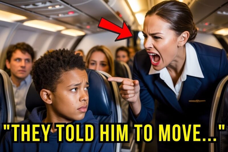 A Black Boy Was Asked to Give Up His VIP Seat for a White Passenger — One Call to His CEO Dad Changed Everything