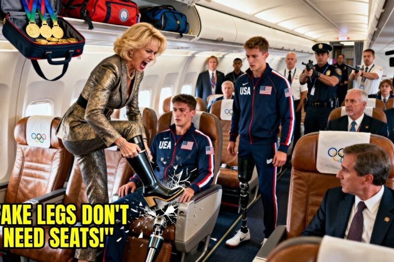 Karen Broke Disabled Athlete’s Prosthetic Leg on Flight 777— Never Knew Who He Was, Shocked Everyone