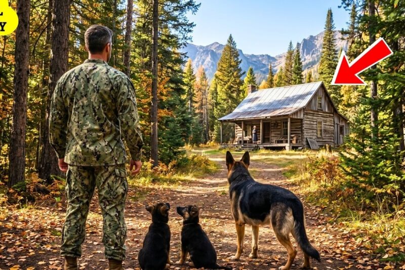 A Navy SEAL Saved a Mother Dog and Her Two Puppies… Until the Mother Led Him Into the Woods