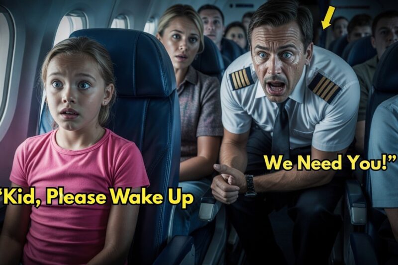An 11-year-old girl slept on the plane – until the captain needed her as a fighter pilot!