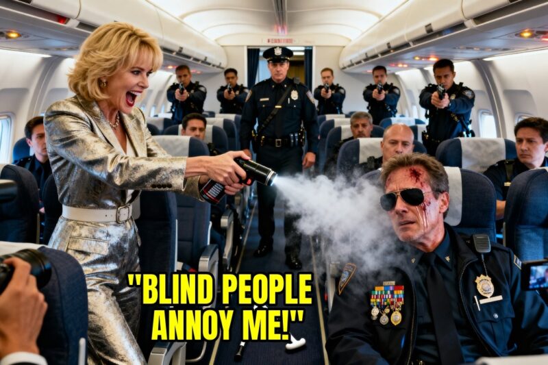 Karen Pepper Sprayed Blind Passenger on Flight 456 — Didn’t Know Who He Was, Paid The Price