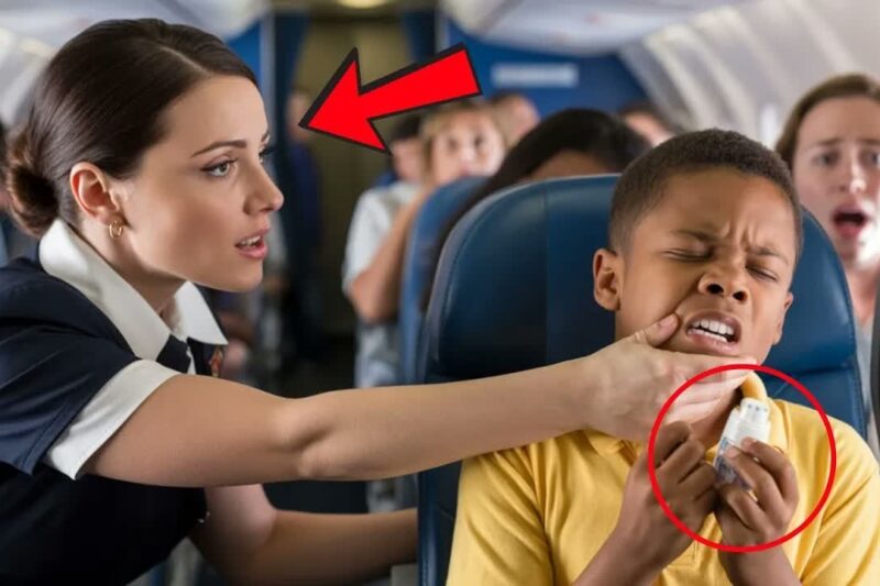 Flight Attendant Tried to Choke a Black Kid — Seconds Later, His Father, a Navy SEAL, Boarded!