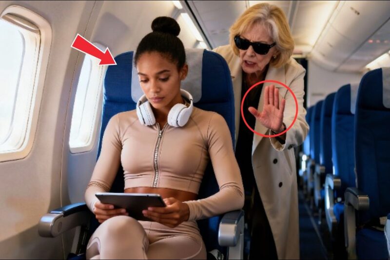 White Passenger Berates Black Pilot’s Wife — The Captain Steps Out and the Cabin Falls Silent
