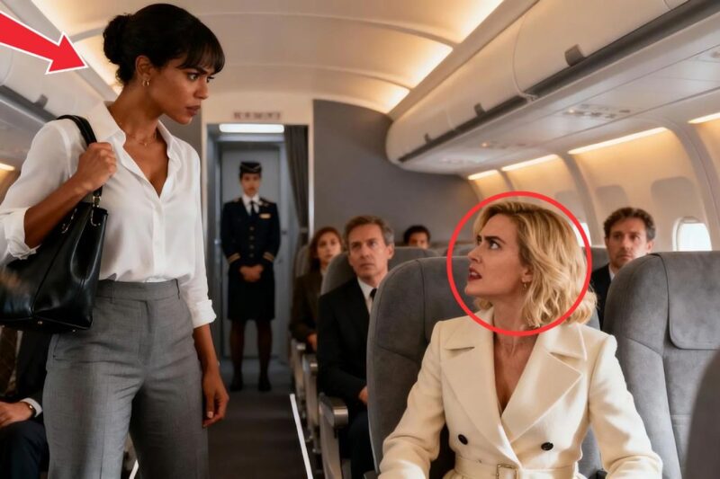 White Passenger Steals Black Billionaire Girl’s Seat — Moments Later, Pilot Freezes the Flight…
