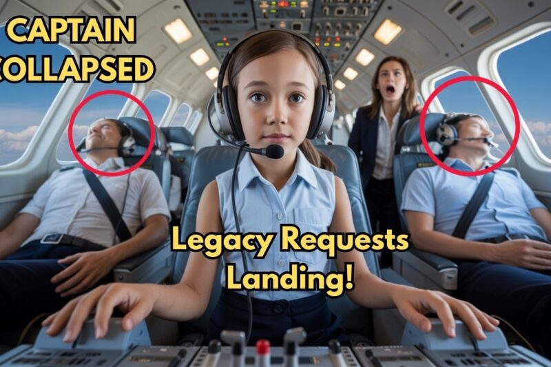 “Captain’s Heart Stopped at 30,000 Feet—Until a Kid’s Voice Said Call Sign Legacy Requests Landing