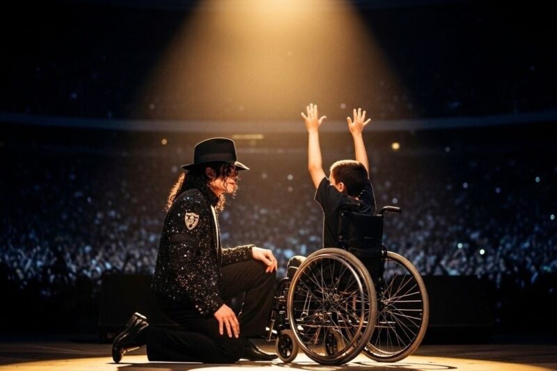 Michael Jackson Noticed a Disabled Child Waiting Outside Every Day — Then Put Him on Stage