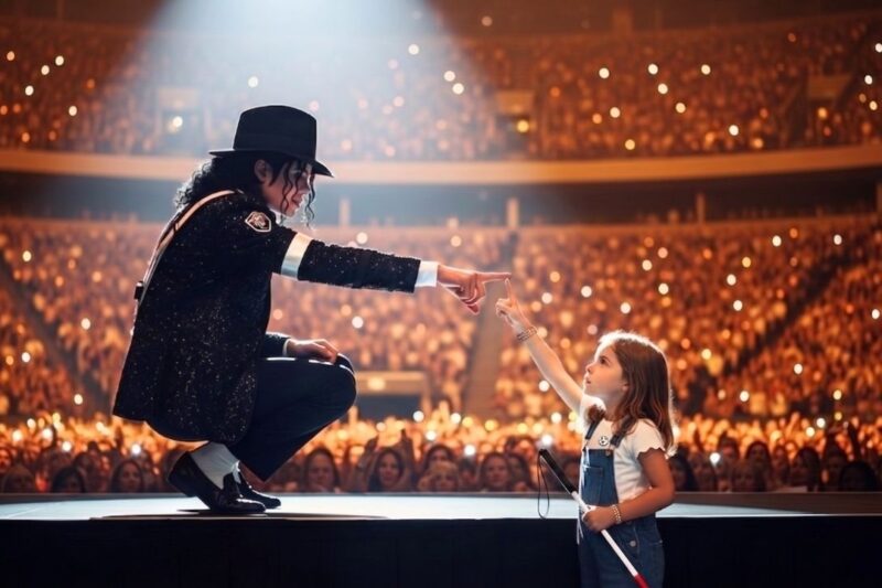 Michael Jackson Noticed Blind Girl Reaching for His Hand in the Crowd — What He Did Went in History