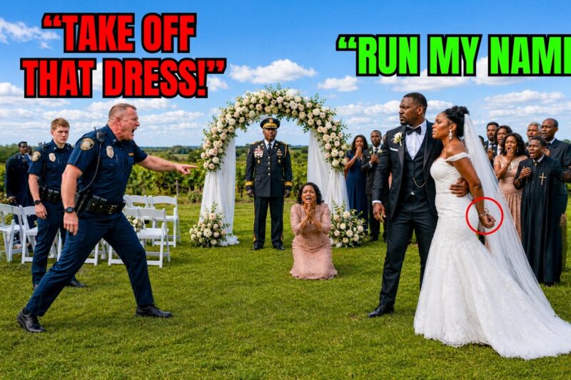 Cop Cuffed a Black Bride at Her Own Wedding — He Went Dead Silent When Dispatch Said Her Title