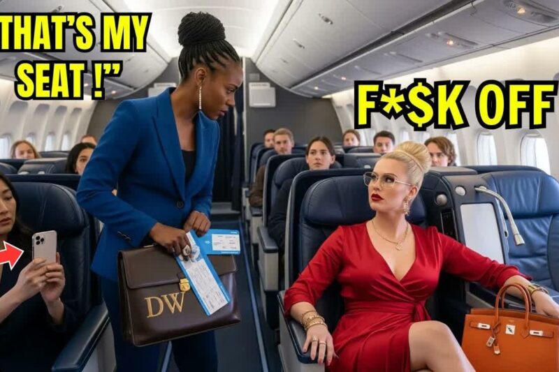 White Woman Snatched Black CEO’s Seat — Then Turned Pale When She Said “I Built This Airline”