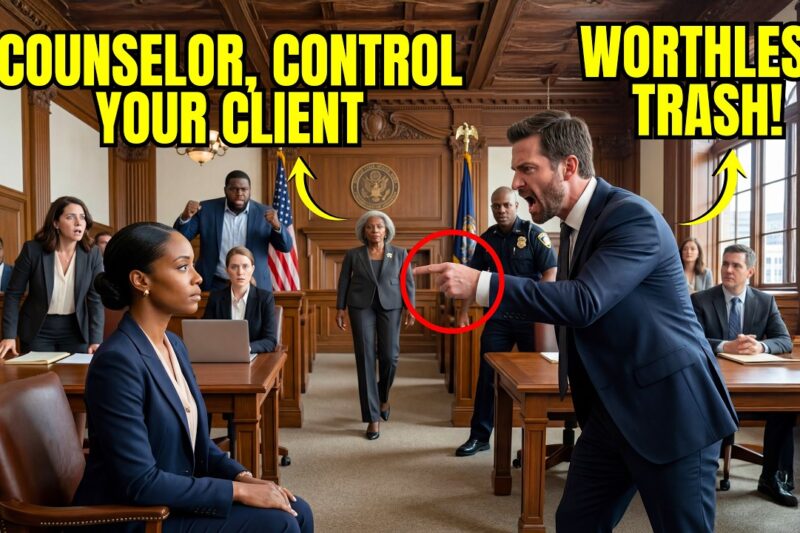Husband Called Black Wife “Worthless Trash” in Court — Her Mother Walked In as Federal Judge
